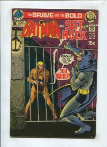 BRAVE & THE BOLD #96 (6.0) BATMAN & SGT ROCK 1971 