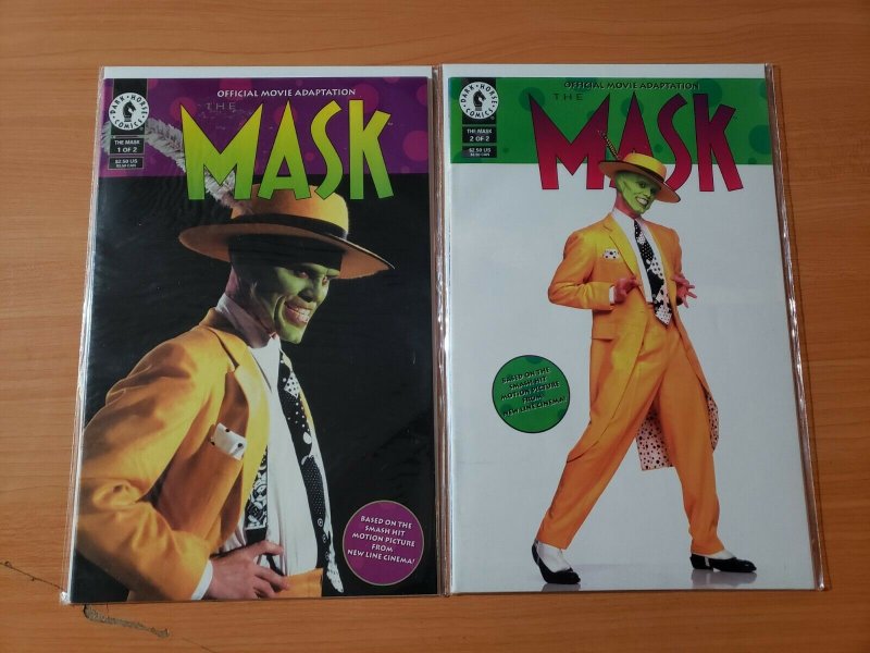 THE MASK 1-2 Complete Set Run! ~ NEAR MINT NM ~ 1994 Dark Horse Comics