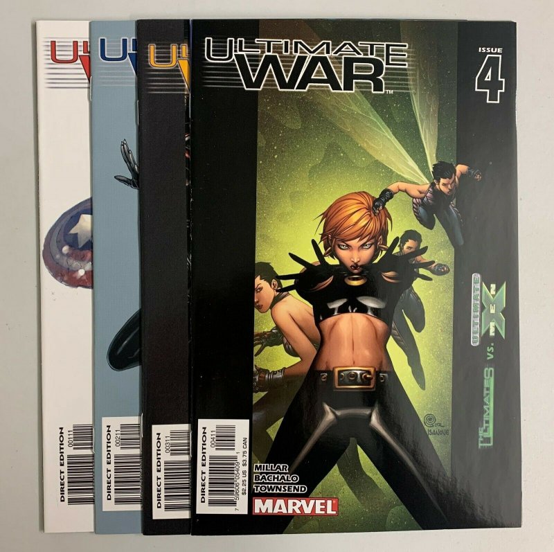 Ultimate War #1-4 Set (Marvel 2003) 1 2 3 4 Chris Bachalo Mark Millar (9.0+) 