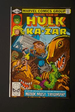 Marvel Team-Up #104 Hulk and Kazar April 1981