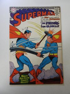 Superman #196 (1967) FN condition date stamp front cover