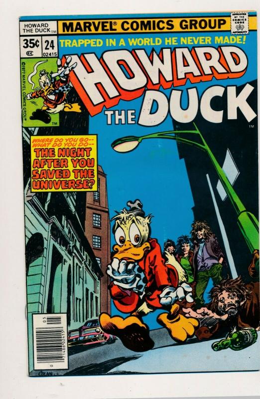 MARVEL LOT of 7-HOWARD THE DUCK #24, #23,25-29 1977/'78 VERY GOOD/FINE (PJ89) 