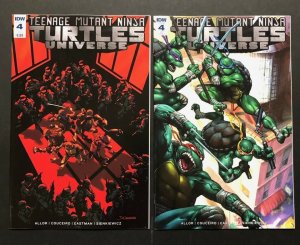 Teenage Mutant Ninja Turtles Universe (2016) #4 1:10 & Subscription Variant Lot