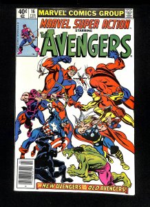 Marvel Super Action #16 Avengers Annual #2!