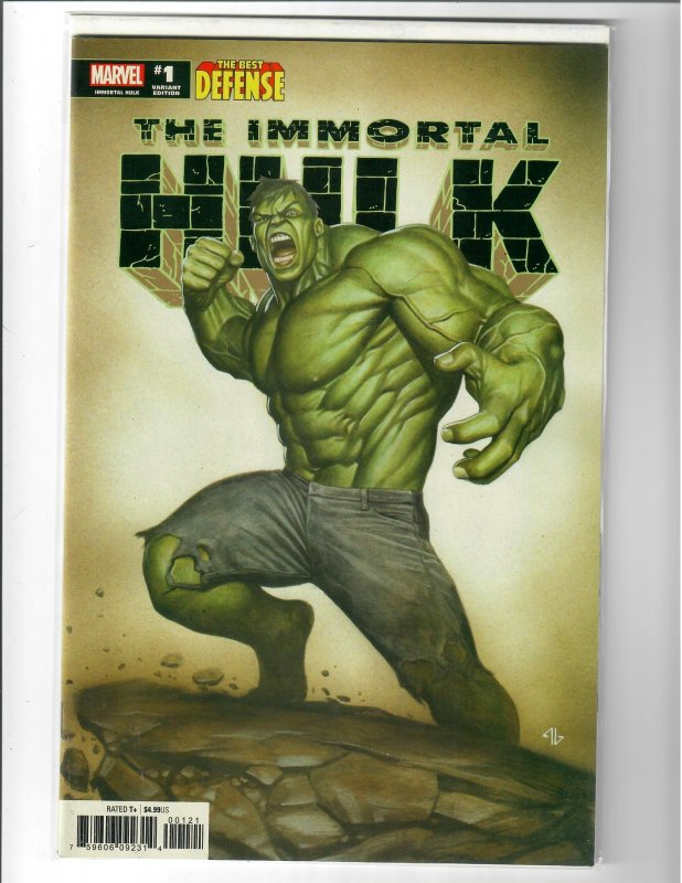 The Immortal Hulk: The Best Defense #1 (2019) 1:50 retailer incentive cover