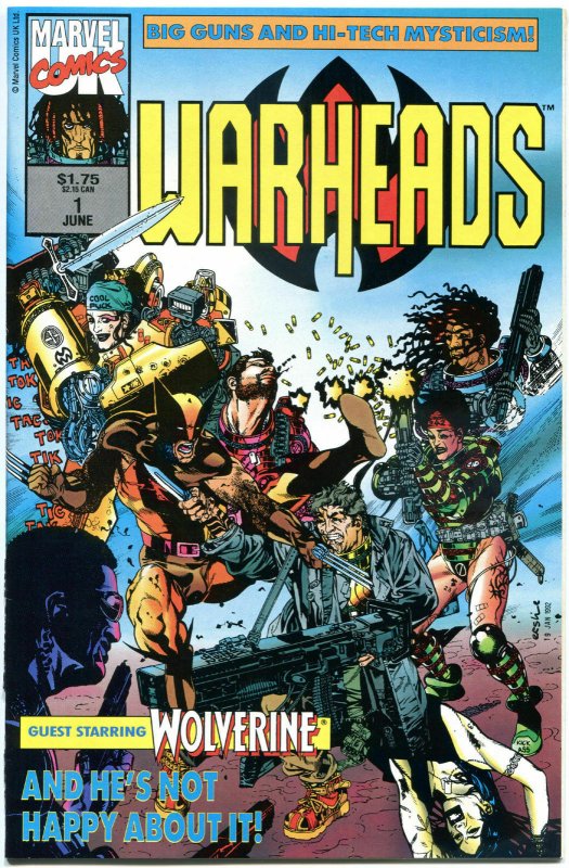 WARHEADS #1 2 3 4 5 6, VF/NM, 1992, 6 iss, Wolverine, more Marvel in store