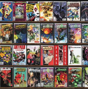 Huge Lot 140+ Comics with Green Lantern, Harley Quinn, Wolverine & More!