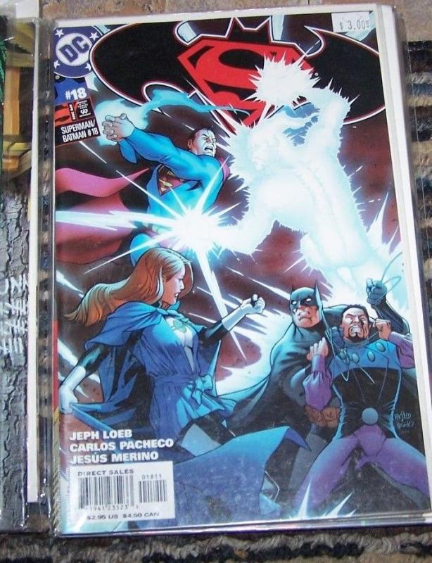 Superman Batman #18 (Apr 2005, DC) jeph loeb absolute power pt 5 LIGHTNING LORD