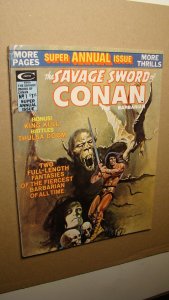 SAVAGE SWORD OF CONAN SUPER ANNUAL 1 *NICE* KULL VS THULSA DOOM