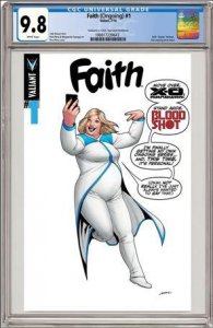 Faith (2016/07) 1-F Pere Perez Valiant x CGC Replica Cover VF/NM