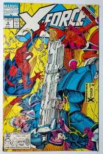 X-Force #4 (NM, 1991) 3rd App of Deadpool