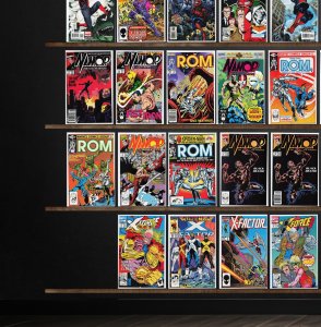 Huge Lot 130+ Comics with Rom, The Amazing Spider-Man, Namor & More!