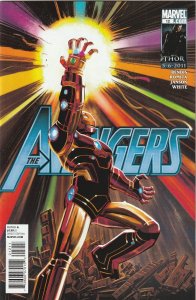 Avengers # 12 Cover A NM Marvel 2011 Iron Man Wields Infinity Gauntlet [I3]