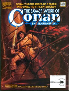 Savage Sword of Conan #209 Marvel Comics 1993 VF/NM