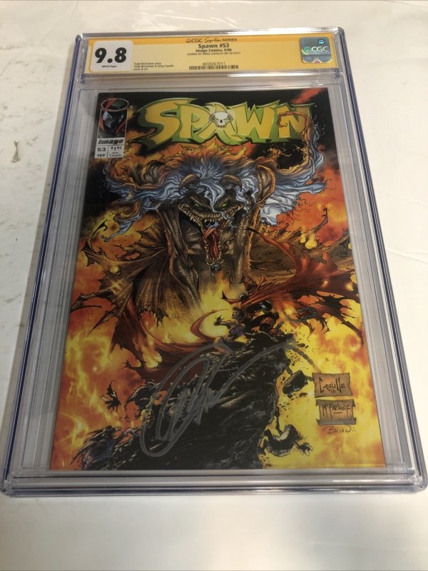 Spawn (1996) # 53 (CGC 9.8 SS) Signed Greg Capullo * Image Comics * Census = 7