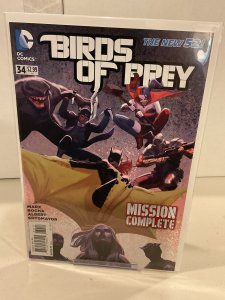 Birds of Prey 34  2014  9.0 (our highest grade)  Final Issue!
