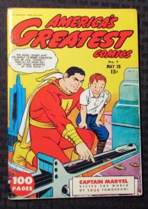 1970's FLASHBACK #32 America's Greatest Comics #7 Special Ed Reprint FN+ 6.5