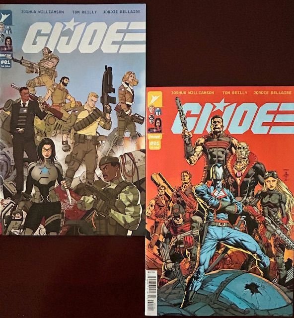 LOT of 4 cover variants G.I. Joe #1 (2024)
