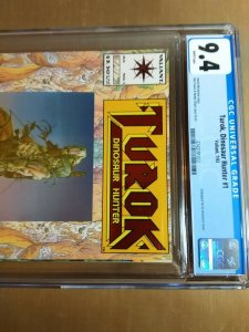 Turok Dinosaur Hunter 1 CGC Universal Grade 9.4 NM White Pages