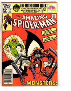 Lot Of 4 Amazing Spider-Man Marvel Comic Books # 249 253 255 235 Vulture J275