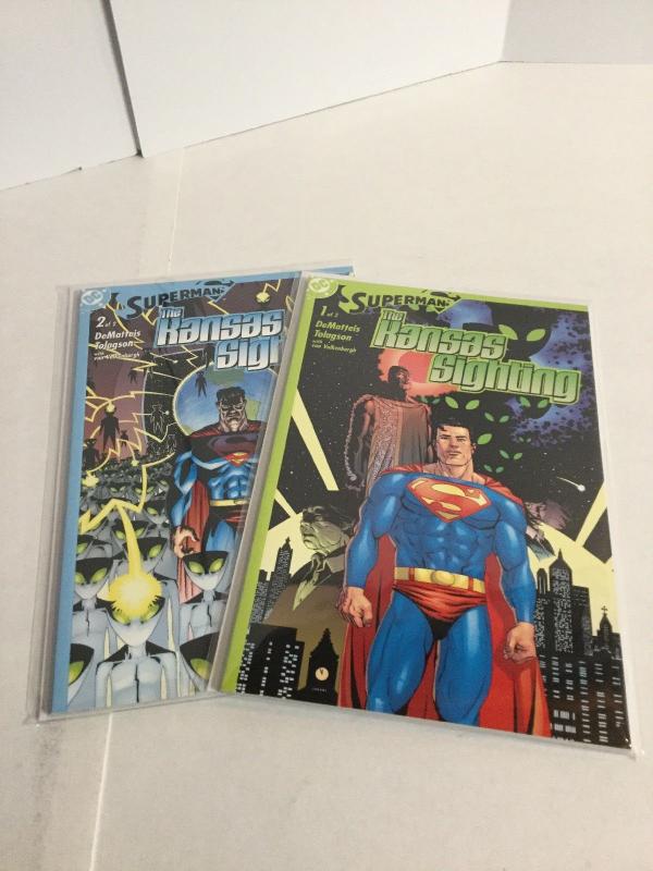 Superman The Kansas Sighting 1-2 Lot Set Run Nm Near Mint DC Comics A49