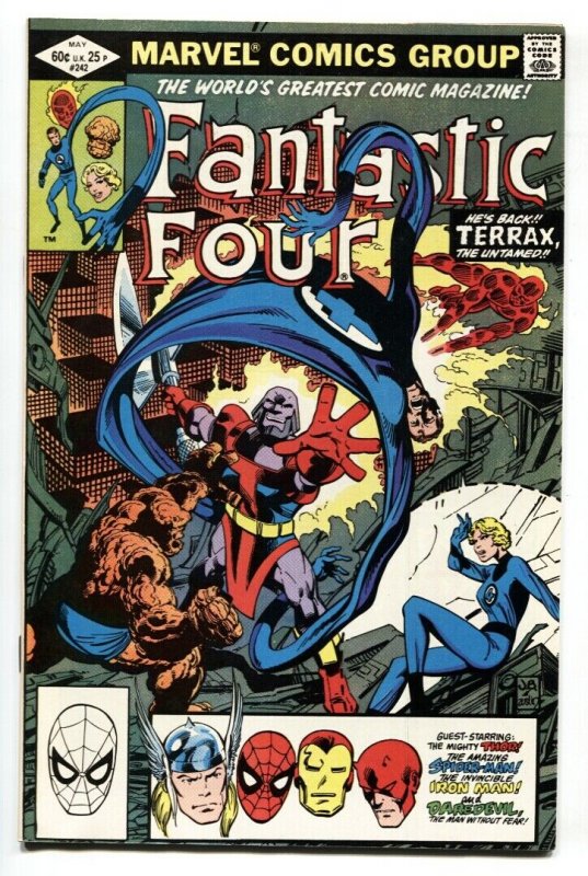 Fantastic Four #242 1982 Terrax issue Marvel VF/NM