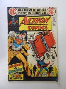 Action Comics #414 (1972) VG+ condition moisture damage
