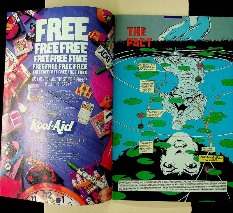 Silver Surfer Warlock Resurrection #1 - (Mar, 1993; Marvel) - Near Mint