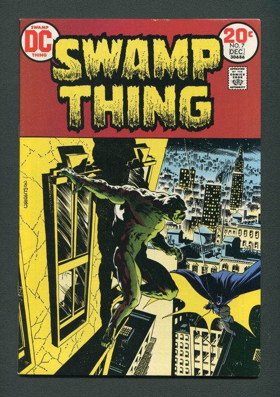 Swamp Thing #7 ( 1st Series) / 8.0 VFN   December 1973