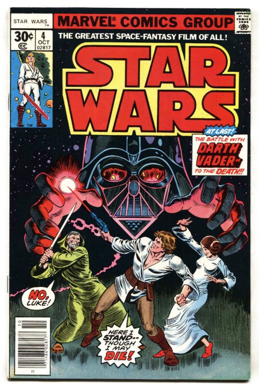 STAR WARS COMICS #4 1977- Darth Vader- Marvel comics VF/NM