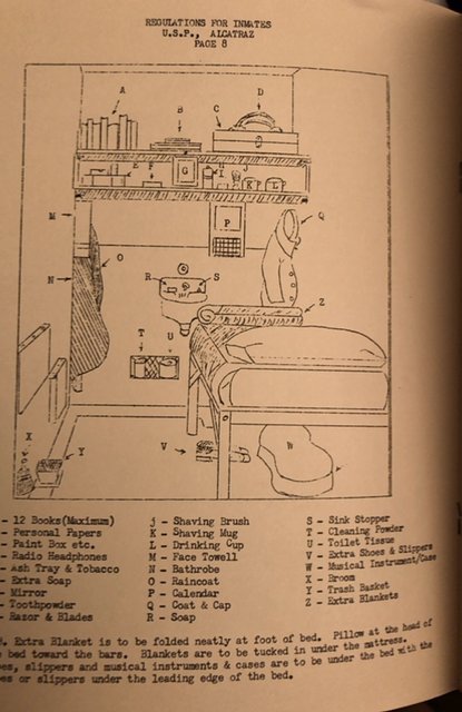 Rules and regulations, Alcatraz, repro, 24p