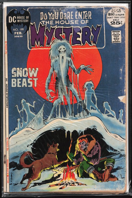 House of Mystery #199 (1972) Cain the Caretaker