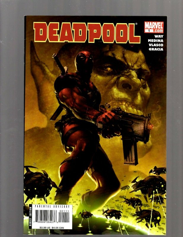 Deadpool # 1 NM Marvel Comic Book Daniel Way X-Men X-Force Domino Cable RP5