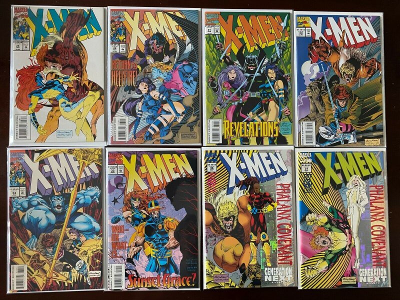X-Men lot 30 different from #1-49 + 2 annuals 8.0 VF (1991-96)