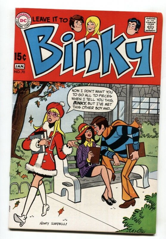 Leave It To Binky #70 1969-DC-comic book-teen humor 