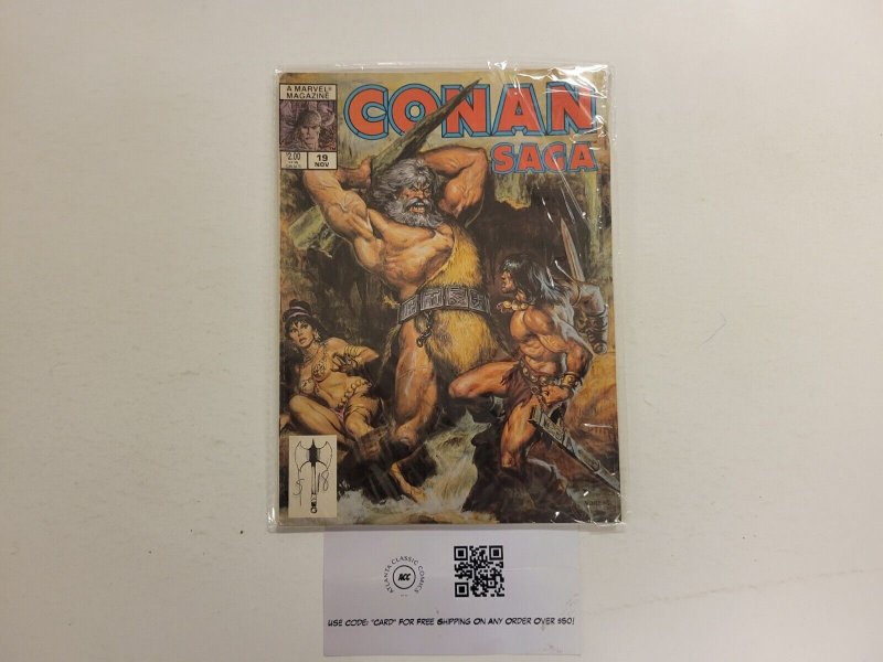 Conan Saga #19 VF Marvel Comics Magazine 9 TJ24