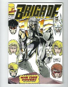 Comic Brigade #1 Gold Edition Image Super Hero Vintage Rare