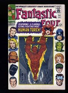 Fantastic Four #54 GD/VG 3.0
