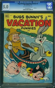 Bugs Bunny's Vacation Funnies #2 (1952) CGC 5.0 VGF