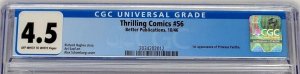 Thrilling Comics #56 1946 CGC 4.5 VG+ 1st Princess Pantha Alex Schomburg Cover