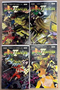 Mighty Morphin Power Rangers Teenage Mutant Ninja Turtles II #1 Cover Comic Set