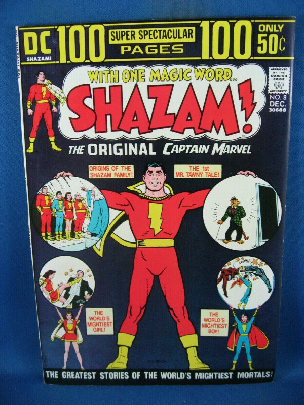 SHAZAM 8 VF NM FIRST BLACK ADAM KEY 1973