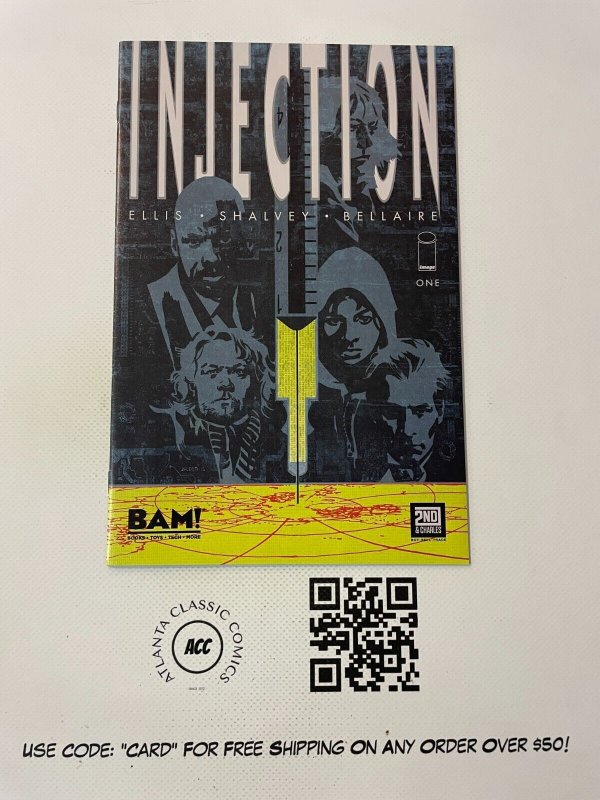 Injection # 1 NM 1st Print 2nd & Charles / BAM Variant Image Comic Book 16 J222