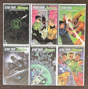 Star Trek Green Lantern The Spectrum War #1,2,3,4,5,6 IDW DC Complete Set Lot