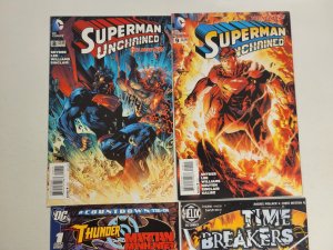 4 DC Comics #8 9 Superman Unchained + #5 Time Breakers + #1 Thunder 67 TJ19