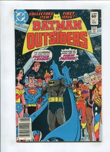 BATMAN & OUTSIDERS #1 (9.2) NEWSTAND 1983 *FISHERMAN COLLECTION*
