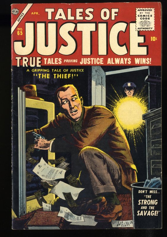 Tales of Justice #65 FN+ 6.5 Scarce! ZERO copies on the CGC Census!