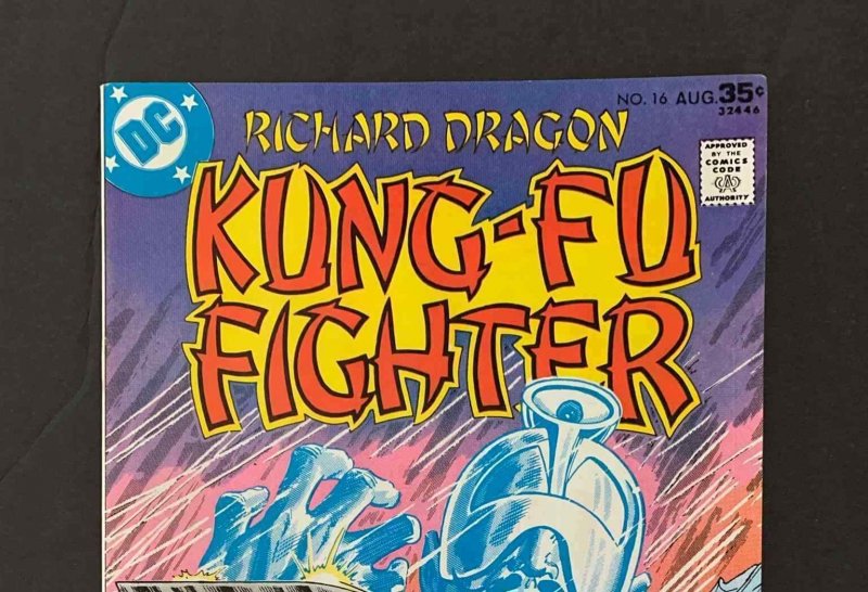 Richard Dragon Kung Fu Fighter #16  Dc Comics 1977 Vf+ Newsstand