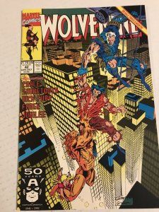 Wolverine #42 :  Marvel 7/91 NM-; Cable & Sabretooth