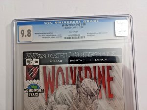 Wolverine vol.3 #20 - Wizard World Texas Exclusive Romita jr sketch - CGC 9.8